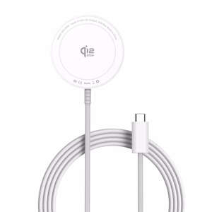 „Tech-Protect A54 MagSafe Qi2.2“ 25 W belaidis įkroviklis – baltas