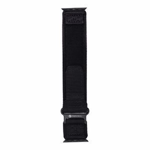 FORCELL F-DESIGN FA05 nailoninis dirželis APPLE Watch 38 / 40 / 41 mm juodas