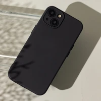 Silikoninis dėklas telefonui iPhone 15 Pro 6,1" - juodas