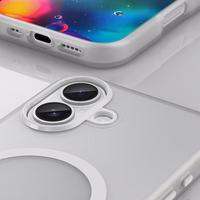 Dėklas Magnetic Abrasive (MagSafe) skirtas iPhone 17 Matte White