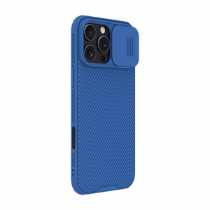 Nillkin CamShield Pro iPhone 16 Pro Max dėklas (mėlynas)