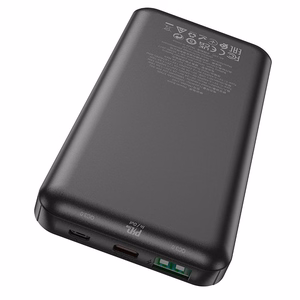 Išorinė baterija (f) Hoco 10000 mAh QC3.0 PD 3A 20W J102 juoda