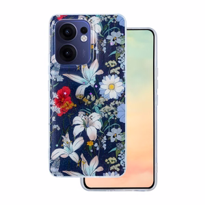 Glow Glam чехол Oppo Reno 13F 5G (Global) / 13FS 5G синий