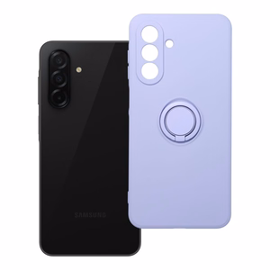 Silikoninis RING dėklas telefonui SAMSUNG A26 5G violetinis