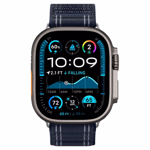 SPIGEN WBF0 dirželis APPLE WATCH 8 / 9 / 10 / 11 / SE / ULTRA (44 / 45 / 46 / 49 MM) tamsiai mėlynas