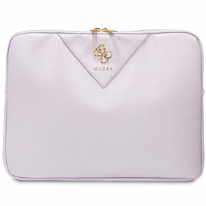 Guess Triangle 4G dėklas 14" nešiojamam kompiuteriui - violetinis
