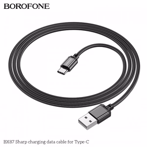 Кабель Borofone "BX87" чёрный Type-C 100 см
