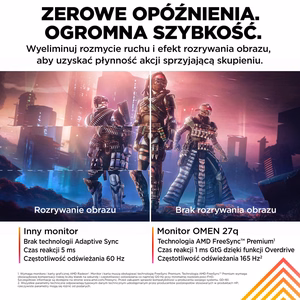 OMEN by HP 27 colių QHD 165Hz žaidimų monitorius - OMEN 27q