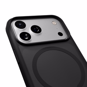 Puro Gradient TPU dėklas suderinamas su MagSafe iPhone 17 Pro Max - juodas