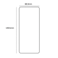 Grūdintas 2,5D stiklas, skirtas "Google Pixel 7 5G