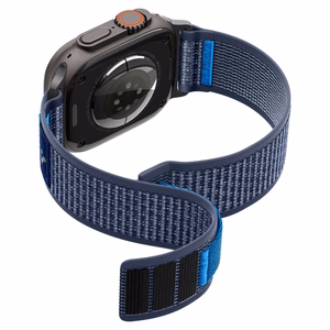 Spigen Athlex Air 2 dirželis Apple Watch 8 / 9 / 10 / 11 / SE / Ultra (44 / 45 / 46 / 49 mm) tamsiai mėlynas