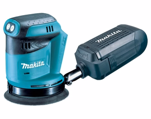 Makita DBO180Z – akumuliatorinis ekscentrinis šlifuoklis, 18 V, be akumuliatoriaus ir įkroviklio