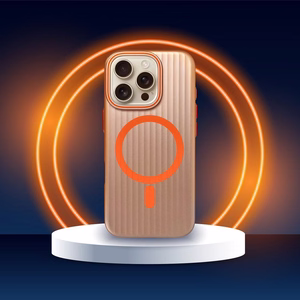 Dėklas telefonui SIMPLY suderinamas su MagSafe iPhone 17 Pro Max titanium desert