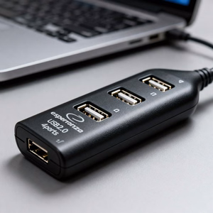 Esperanza EA116 sąsajos šakotuvas 480 Mbit/ai Juoda