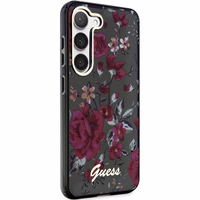 Guess GUHCS23MHCFWSA S23+ S916 žalias/kaki kietas dėklas Flower Collection