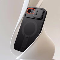 Tech-Protect Kevlar Aura Magnetinis dėklas telefonui iPhone 16e - juodas