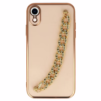 Madingas dėklas telefonui Iphone XR dizainas 4 šviesiai rožinė