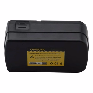 PATONA Replacement battery Festool BPS12 12 V 3000 mAh Ni-MH Black