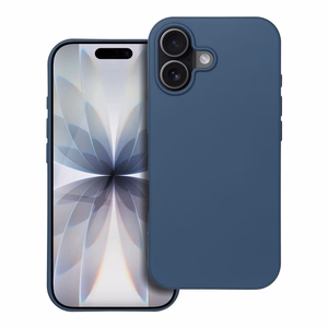 Silikoninis dėklas telefonui IPHONE 17 mėlynas