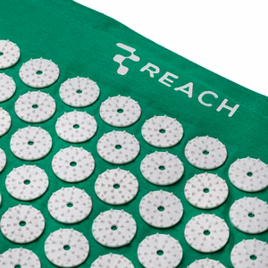Акупрессурный массажный коврик с подушкой Reach MM-001, зеленый
