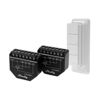 Set of 2 Blind/curtain WiFi controllers Shelly Shutter + BLU RC Button 4