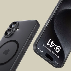 Tech-Protect MagSlim Magnetinis dėklas telefonui iPhone 16 - juodas