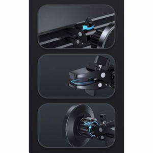 Automobilinis laikiklis Joyroom JR-ZS240 (belaidis įkrovimas 15W) (magnetinis / oro groteles)