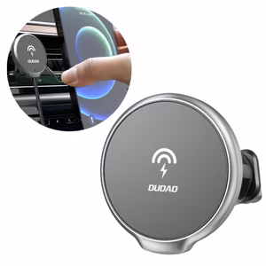 Car Holder Dudao "F13XS" Black (15W / Magsafe Compatible) (magnetic / air vent grille)