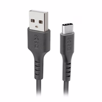 SBS TECABLETC220K USB-A - USB-C kabelis 2 m - juodas
