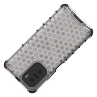Honeycomb dėklas šarvuotas dėklas su TPU buferiu Xiaomi Redmi K40 Pro+ / K40 Pro / K40 / Poco F3 skaidrus