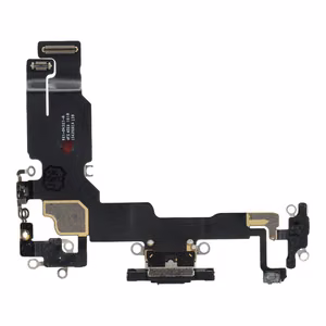 Charging flex USB for IPHONE 15 black (pulled)