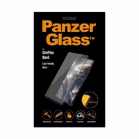 PanzerGlass E2E Super+ apsauginis stiklas OnePlus Nord - su juodu rėmeliu