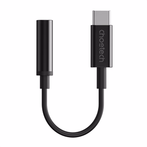 Adapteris CHOETECH USB Type-C (M) - ausinių jungtis 3.5mm (F)