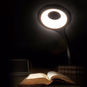 Mini Wozinsky Wireless LED Reading Lamp with Clip + USB-C Cable - Black