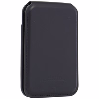 Magnetinė piniginė Lamborghini D1 Genuine Leather MagSafe stovas telefonui žalias