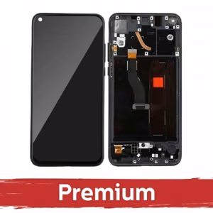 LCD ekranas skirtas Huawei Honor View 20 su rėmu / mėlynas / OEM