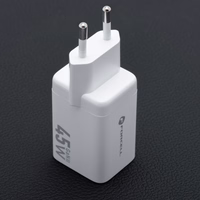 Įkroviklis Forcell (VT-36B) (2xUSB-C 3A 45W) baltas