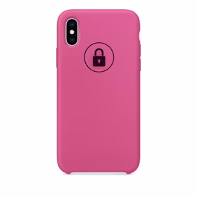 Dėklas "Silicone Case" skirtas iPhone X (XS) / Dragon Fruit / su įpakavimu