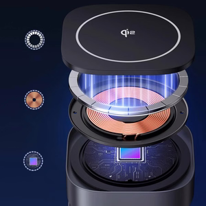 Ugreen W702 3in1 indukcinis įkroviklis su MagSafe / Qi2 ir USB-C telefonui / ausinėms juodas