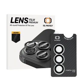 Apsauginis grūdintas stiklas Tel Protect 3D Lens Aramid Series on camera for Samsung Galaxy S26 (lęšis 3 vnt.)