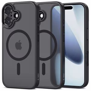 Tech-Protect MagCam MagSafe dėklas telefonui iPhone 17 - matinė juoda