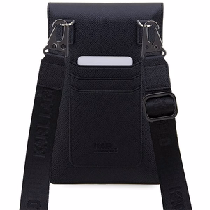 Karl Lagerfeld Rankinė KLWBSAKCPMK juoda/juoda Saffiano Karl & Choupette