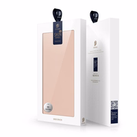 Dux Ducis Skin Pro dėklas telefonui Samsung S24+ su atvartu - rožinis