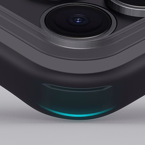 "Nillkin Super Frosted Shield Pro MagSafe" dėklas, suderinamas su "iPhone 17 Pro" - skaidrus, juodas