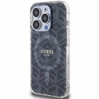 Guess IML GCube Magnetinis dėklas iPhone 15 Pro - juodas
