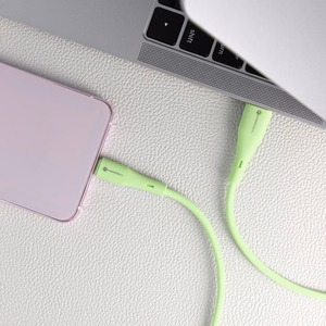 FORCELL F-ENERGY C342 kabelis USB A į Type C QC4.0 3A 66W Silikoninis 1 m žalias