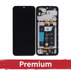 LCD ekranas suderinamas su Samsung A146P A14 5G juodas su rėmeliu OEM