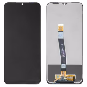 Ekranas Samsung A226 A22 5G su lietimui jautriu stikliuku juodas ORG