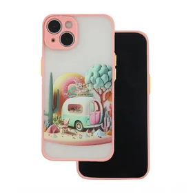 Ultra Trendy dėklas telefonui iPhone 14 6,1" Travel rožinė