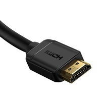 Baseus HDMI 2.0 kabelis 4K 60 Hz 3D HDR 18 Gbps 2 m juodas (CAKGQ-B01)